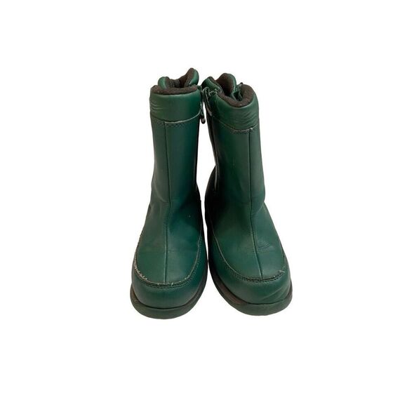 Lands’ End boys unisex green Valore closure snow boots size 10 ￼ - Picture 2 of 4